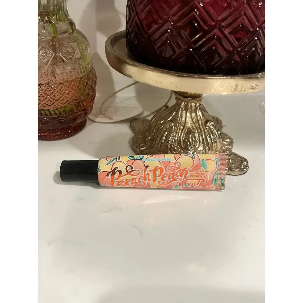 Rare Perfectly Posh Peachy Peach Lip Oil 2017 Discontinued HTF Fruity Gloss